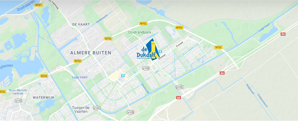 Locatie Dukdalf Almere